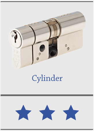 Kitemarked 3 star cylinders for upvc doors are resistant to lock snapping.
