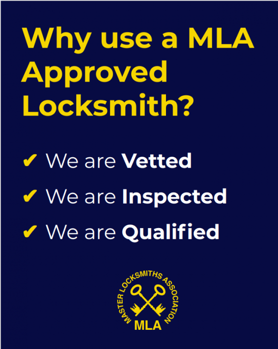 Cusworth Master Locksmiths have been vetted, inspected and approved by the Master Locksmith Association.