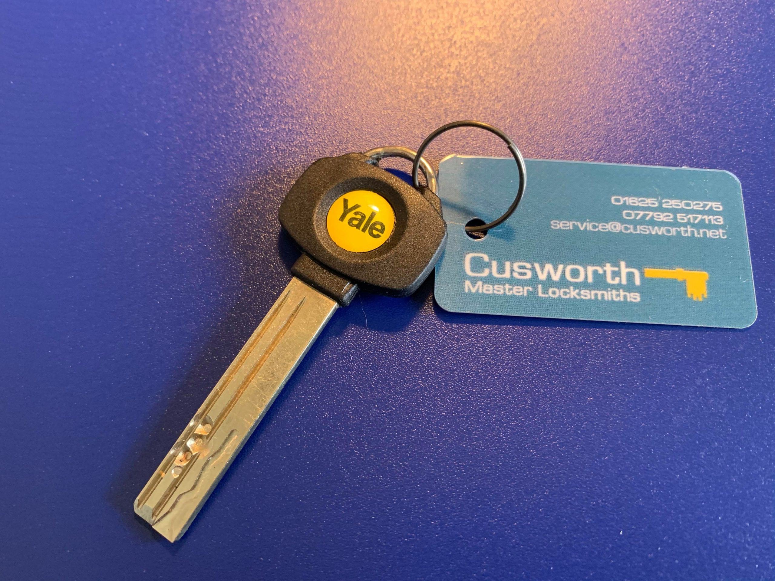 Yale Platinum 3 star keys cut by Cusworth Master Locksmiths.